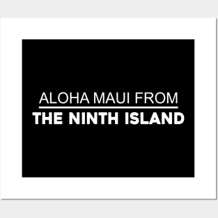 Aloha Maui From The Ninth Island Las Vegas Raiders Posters and Art